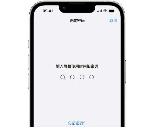 莞城街道iPhone屏幕维修分享iPhone屏幕使用时间密码忘记了怎么办 