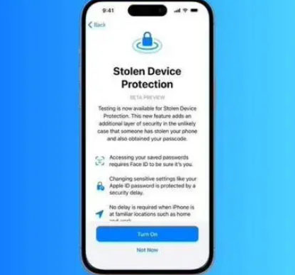 莞城街道苹果授权维修店分享被盗设备保护功能开启方法 