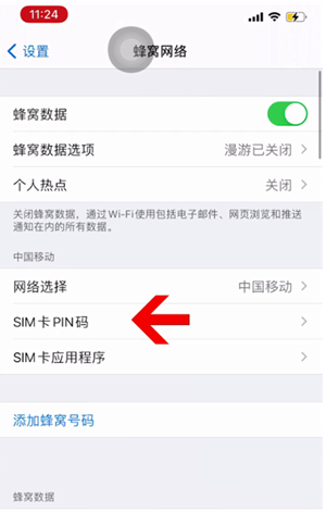 莞城街道苹果14维修网分享如何给iPhone14的SIM卡设置密码 